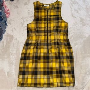 vintage 90’s le château yellow plaid dress 💛🌻